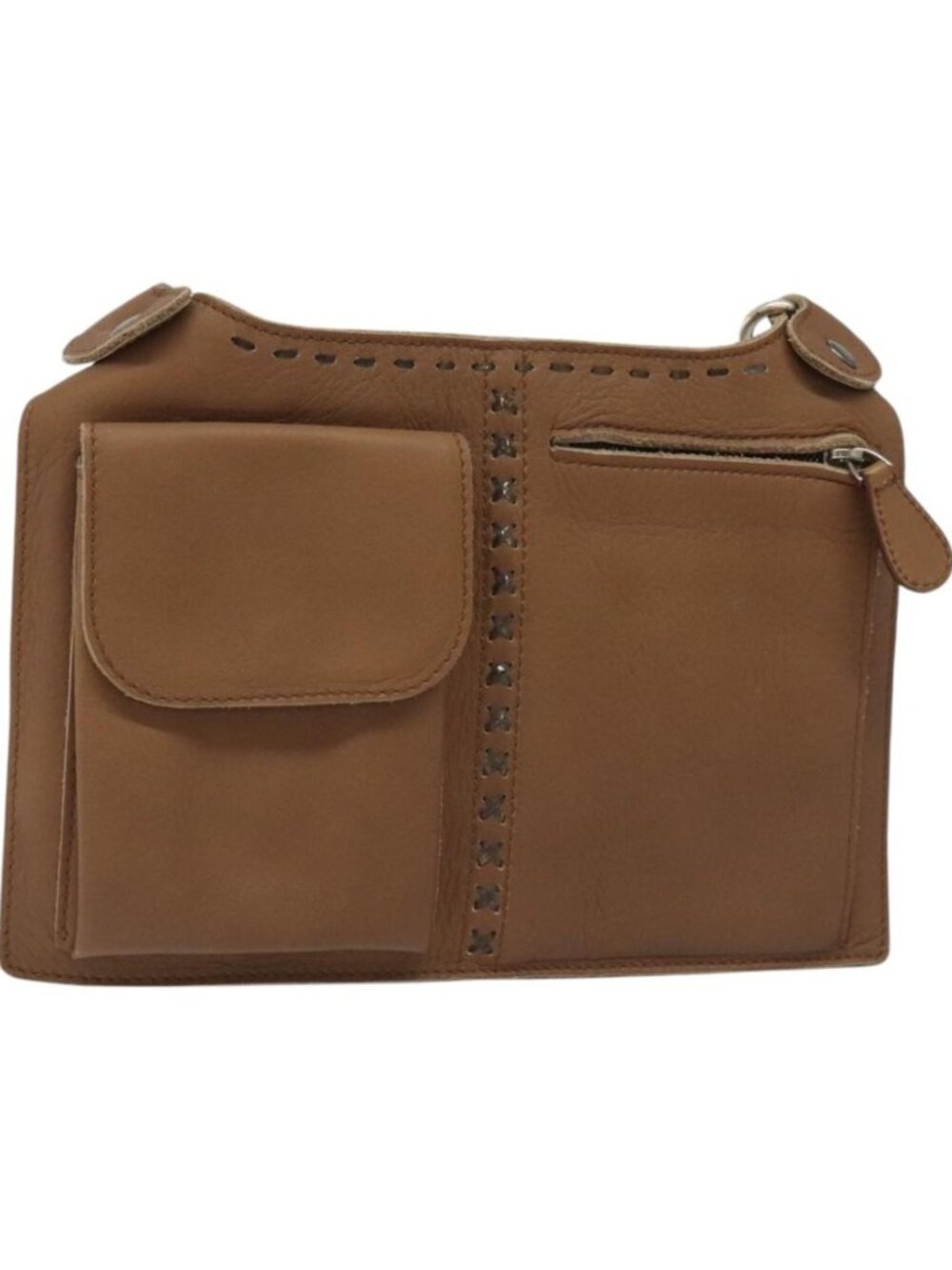BOTTEGA VENETA Waist bag Leather Brown